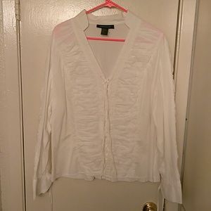 Ashley Stewart White size 18W